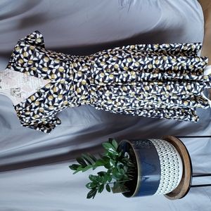 Karina faux wrap dress